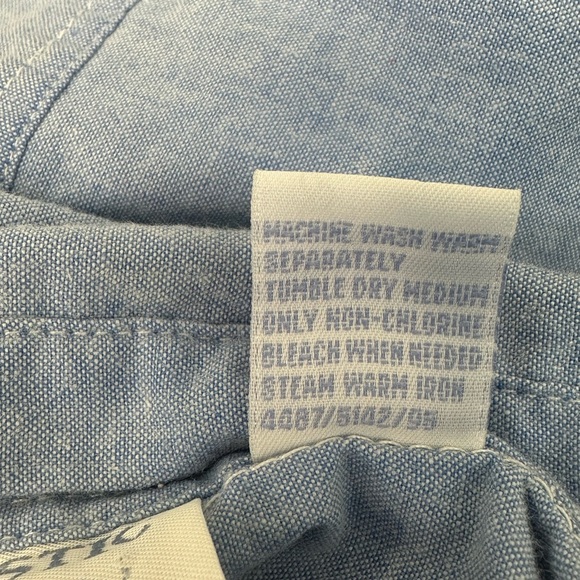 Mystic Blues Light Blue Embroidered Plaid Dog Button-Up Shirt schnauzer 24W - Picture 9 of 9